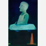 Julie L. Green, Night Car Guy, 1994, Oil on canvas