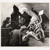 Thomas Hart Benton, Strike