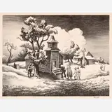 Sunday Morning by Thomas Hart Benton, 1939, Lithograph, sold Feb 2026