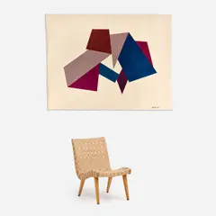 Untitled (485) by Edward Navone, 1971, Acrylic and graphite, sold May 2026
