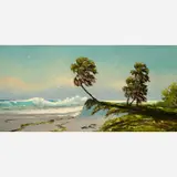 Harold Newton, Rio Mar, Vero Beach, Oil on Masonite