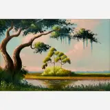 Lemuel "Lem" Newton, Trees in the Everglades, Oil