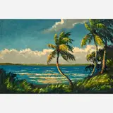 Harold Newton, Indian River, Oil on canvas