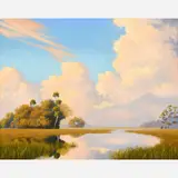 Don Darwin Brown, Tranquility, Oil on canvas