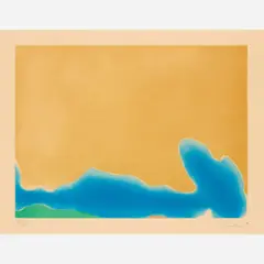 Helen Frankenthaler, Yellow Span, 1968 Sugar lift, aquatint on ivory