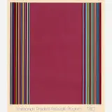 Gene Davis, Smithsonian Resident Associate Program, 15th Anniversary, 1980 15-color, serigraph on paper