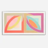 Bonne Bay, 1971 5-plate by Frank Stella, color lithograph, sold Mar 2025