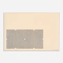 Casa Cornu (First Version) by Frank Stella, 1969, Color lithograph, sold Mar 2025
