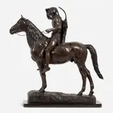 Cyrus Edwin Dallin, The Scout, Patinated bronze