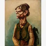 Thomas Hart Benton, Character Study of an Old Woman
