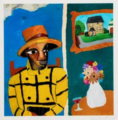 David "Mr. StarCity" White, Holding onto Faith, 2022 15-color, serigraph