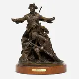 Stanley Wanlass, Arrival, 1980, Patinated bronze