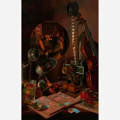 Robert Byerley, Untitled (Still Life), 1977, Oil on board