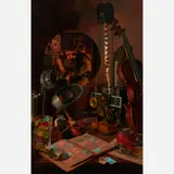 Robert Byerley, Untitled (Still Life), 1977, Oil on board