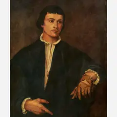 Rod Cofran, Study of 'Man with a Glove', Oil on canvas