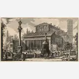 Giovanni Battista Piranesi, Veduta della Basilica di S. Lorenzo fuor delle mura First published 1750 (Rome), this impression published 1835-39 (Paris), Engraving on paper