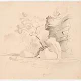 Thomas Hart Benton, Current River Bluff, circa 1962-63