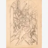 Thomas Hart Benton, New York Today (Study for The History of New York Mural)