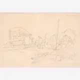 Thomas Hart Benton, Study of Children Getting on Bus