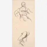 Thomas Hart Benton, Figure Studies for "The American Historical Epic,"