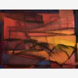Cleve Gray, Red Sunset
