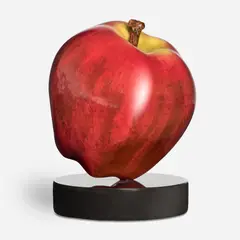 Randi Joe Grantham, Apple, Patinated bronze