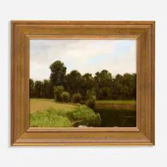 Donald Jurney, Clearing Sky, Ashley Falls, 1988, Oil on board