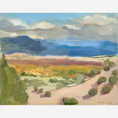 Mountain Storm by Marleen Stein Gold, 1986, Oil on canvas, sold May 2026