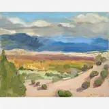 Marleen Stein Gold, Mountain Storm, 1986, Oil on canvas
