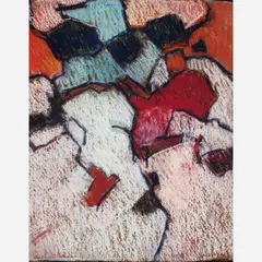 Virginia Hillix, Untitled (Abstract), 1969, Oil