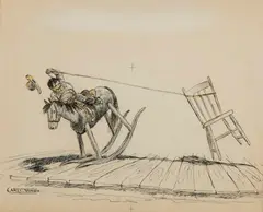My First Horse by William R. James, Mixed Media, sold Aug 2026