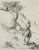 William R. James, Howdy Stranger, Pen & Ink