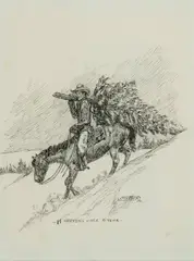 William R. James, It Happens Once a Year, Pen & Ink