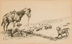 William R. James, Who's Humane, Pen & Ink