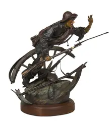 James Muir, Through Shot and Shell, Bronze, cast 30/50