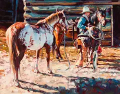 Jason Rich, End of Day, Oil on board