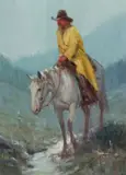 Robert Pummill, Gully Washer, Oil on canvas