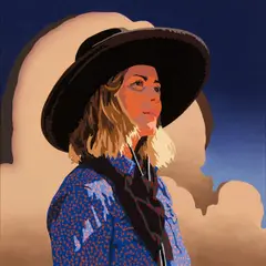Billy Schenck, Cowgirl #1, Oil on canvas