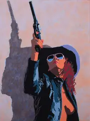 Billy Schenck, Have a Nice Day, Oil on canvas
