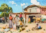 Tim Solliday, Old Hubbell Trading Post, Oil on canvas