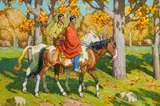 Tim Solliday, Meadow Pathway, Oil on canvas
