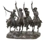 Frederic Remington, Coming Through the Rye, Bronze, cast #19