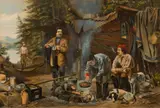 Currier & Ives, Camping in the Woods: "A Good Time Coming"