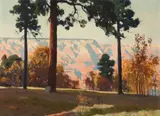 Jimmy Swinnerton, From Grand View Ranch, Oil on canvas mounted to board