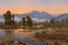 Jim Wilcox, As Dawn Breaks, Oil on canvas