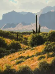 Kenny McKenna, Superstition Morning, Oil on canvas