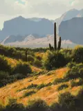 Kenny McKenna, Superstition Morning, Oil on canvas