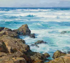 Clyde Aspevig, The Pacific, Oil on board