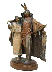 Dave McGary, The War Chief's Treasure, Bronze, cast 11/40