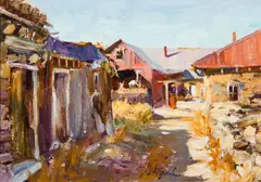 Walt Gonske, San Jose, N.M., Oil on canvas